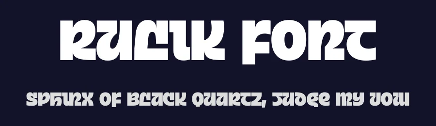 Rulik Font by East of Rome — Sans Serif Font — thumbnail 2