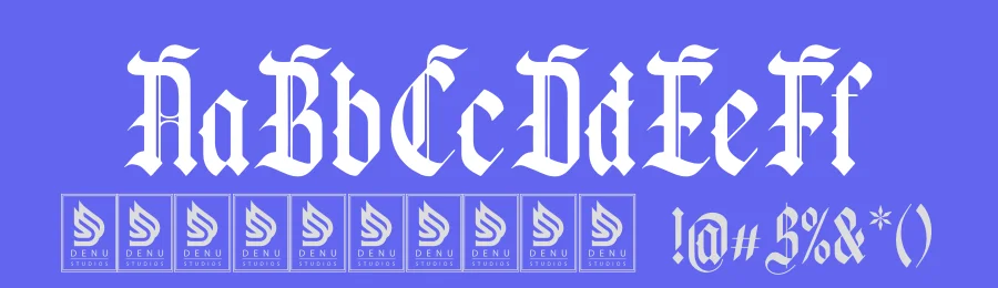 Rullayca | Blackletter Font by Denustudios — Blackletter Font — thumbnail 3