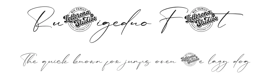 Rulligedro Font by letterenastudios — Script Handwritten Font