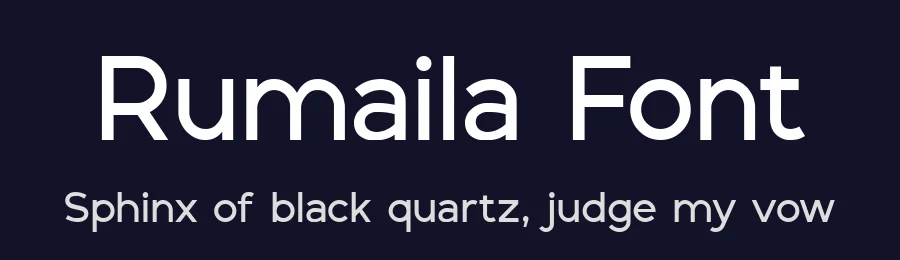 Rumaila Font by syauqistudio — Display Font — thumbnail 2