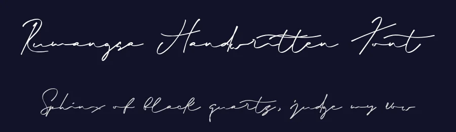 Rumangsa Handwritten Font by Mozyen Studio — Script Handwritten Font — thumbnail 2