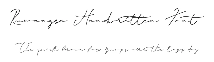 Rumangsa Handwritten Font by Mozyen Studio — Script Handwritten Font