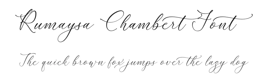 Rumaysa Chambert Font by Storytype — Script Handwritten Font