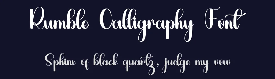 Rumble Calligraphy Font by inermediaSTUDIO — Script Handwritten Font — thumbnail 2