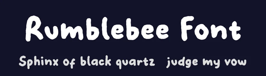 Rumblebee Font by fonthentic — Display Font — thumbnail 2