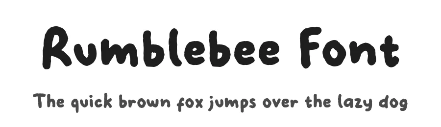 Rumblebee Font by fonthentic — Display Font