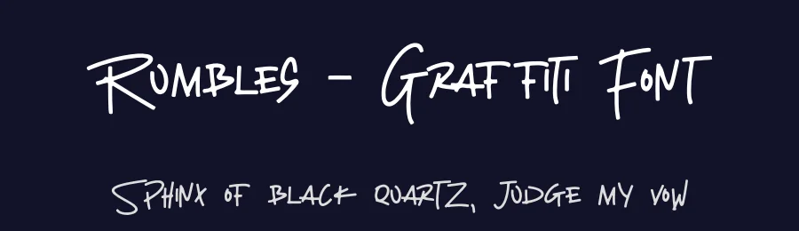 Rumbles – Graffiti Font by NuType — Decorative Font — thumbnail 2