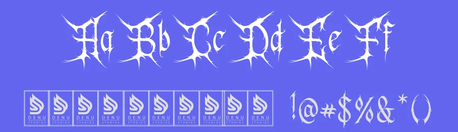 Ruminus | Blackletter Font by Denustudios — Blackletter Font — thumbnail 3