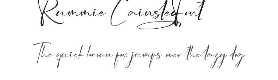 Rummie Cainsley Font by CalligraphyFonts.net — Script Handwritten Font