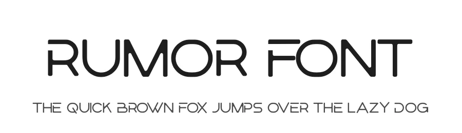 Rumor Font by hayoyuka8 — Display Font