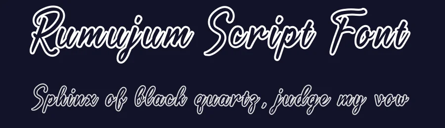 Rumujum Script Font by andikastudio — Script Handwritten Font — thumbnail 2