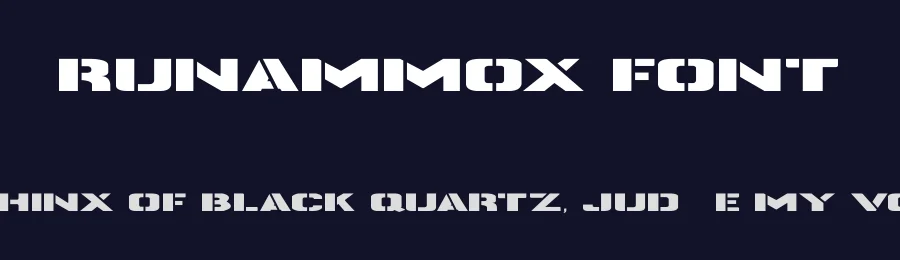 Runammox Font by NtorialStudio — Display Font — thumbnail 2