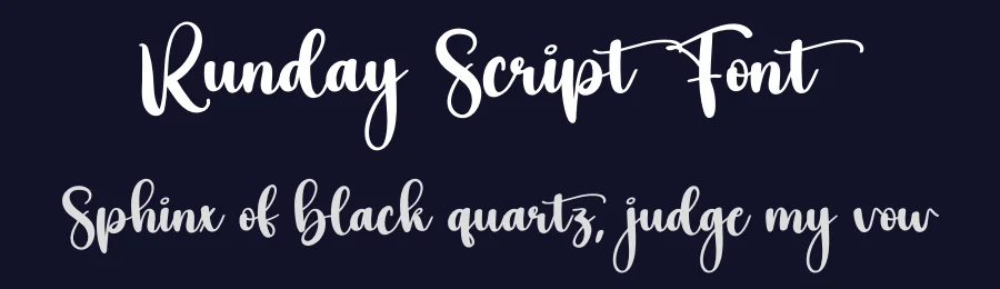 Runday Script Font by creativeletter — Script Handwritten Font — thumbnail 2