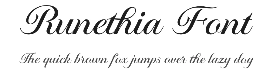 Runethia Font by Sron Studio — Script Handwritten Font
