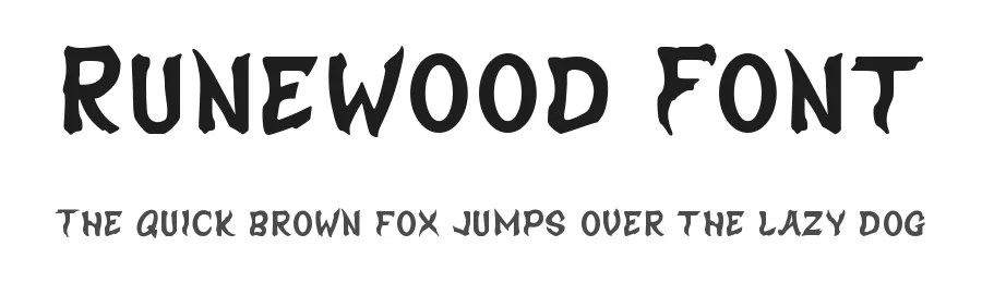 Runewood Font by RoninDesign — Display Font