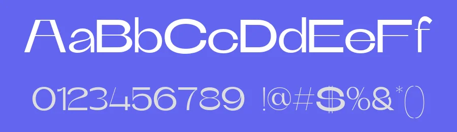 Runex Expanded Sans Font by roomspace.cl — Decorative Font — thumbnail 3