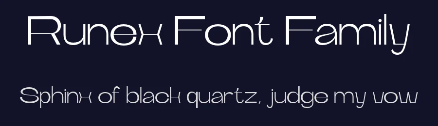 Runex Font Family by roomspace creative lab — Sans Serif Font — thumbnail 2