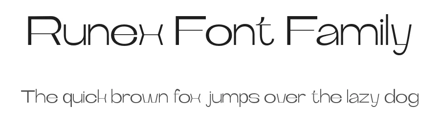 Runex Font Family by roomspace creative lab — Sans Serif Font