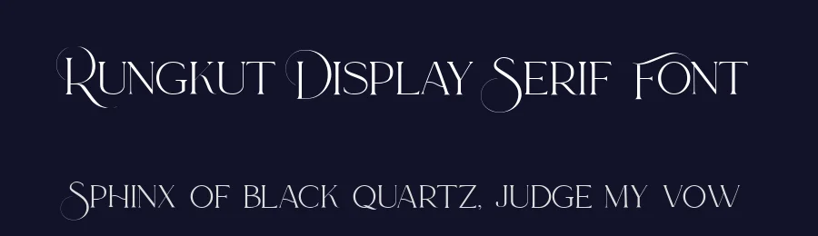 Rungkut Display Serif Font by metafontsy — Display Font — thumbnail 2