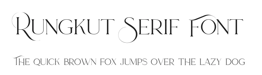 Rungkut Serif Font by Metafontsy — Sans Serif Font