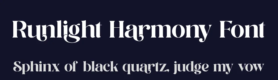 Runlight Harmony Font by timelesstype.co — Display Font — thumbnail 2