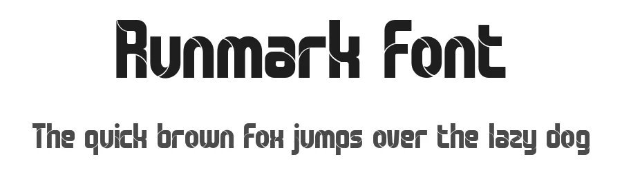Runmark Font by Flawless And Co — Sans Serif Font