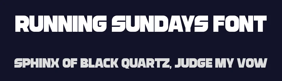 Running Sundays Font by Almairatype — Decorative Font — thumbnail 2