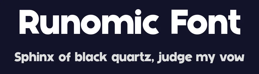 Runomic Font by Rautan Studio — Decorative Font — thumbnail 2