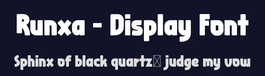 Runxa – Display Font by productype — Decorative Font — thumbnail 2