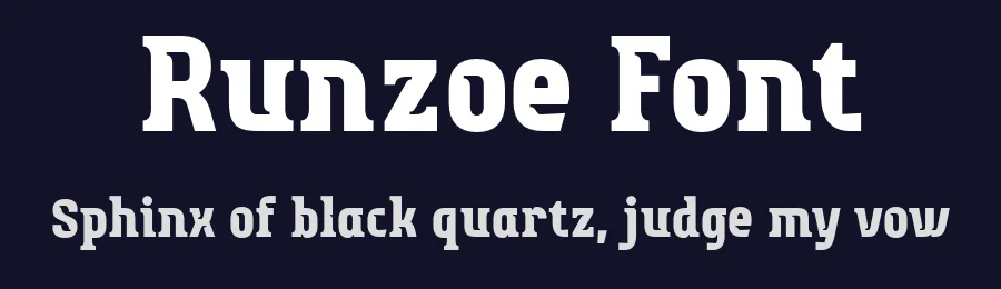 Runzoe Font by afkaristudio — Display Font — thumbnail 2