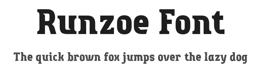 Runzoe Font by afkaristudio — Display Font