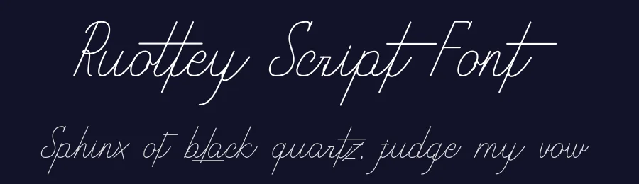 Ruottey Script Font by Icreatype — Decorative Font — thumbnail 2