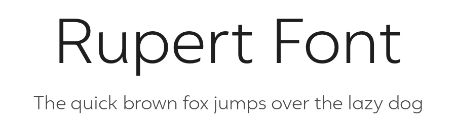 Rupert Font by Nomad Fonts — Sans Serif Font