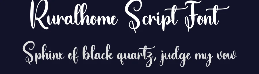 Ruralhome Script Font by creativeletter — Script Handwritten Font — thumbnail 2