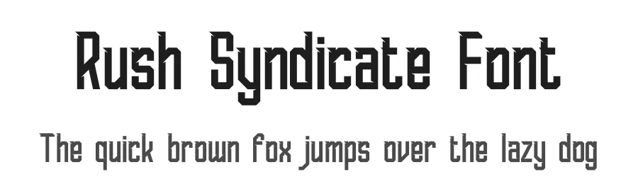 Rush Syndicate Font by Denustudios — Decorative Font