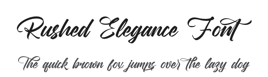 Rushed Elegance Font by letterenastudios — Script Handwritten Font