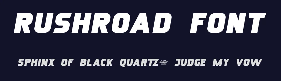 Rushroad Font by noahtype — Decorative Font — thumbnail 2