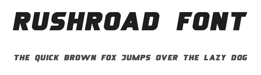 Rushroad Font by noahtype — Decorative Font
