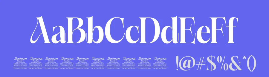 Rushy Font by saemoon creative — Serif Font — thumbnail 3