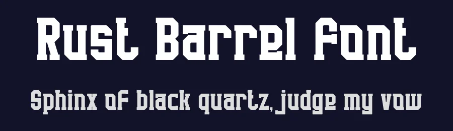 Rust Barrel Font by PutraCetol Studio — Display Font — thumbnail 2