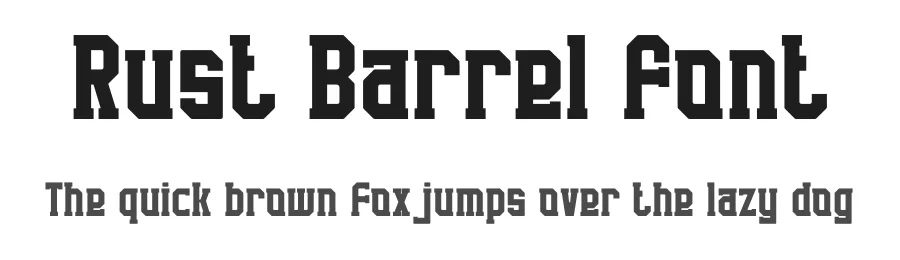 Rust Barrel Font by PutraCetol Studio — Display Font