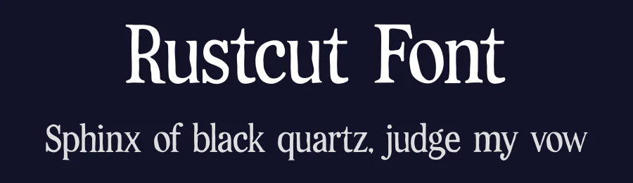Rustcut Font by Lettermine — Decorative Font — thumbnail 2