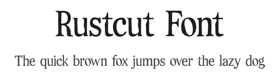 Rustcut Font by Lettermine — Decorative Font