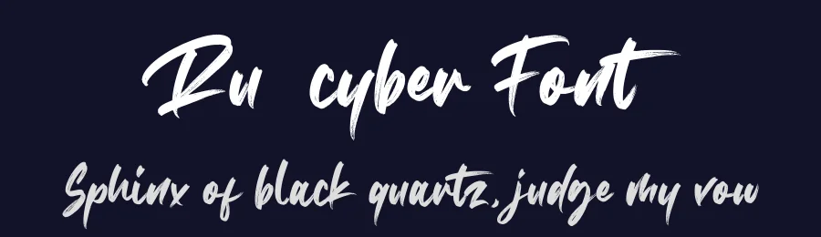 Rustcyber Font by Rockboy Studio — Script Handwritten Font — thumbnail 2