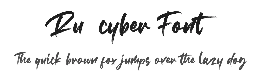 Rustcyber Font by Rockboy Studio — Script Handwritten Font