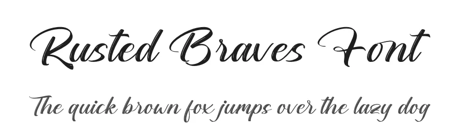 Rusted Braves Font by grahatype — Script Handwritten Font