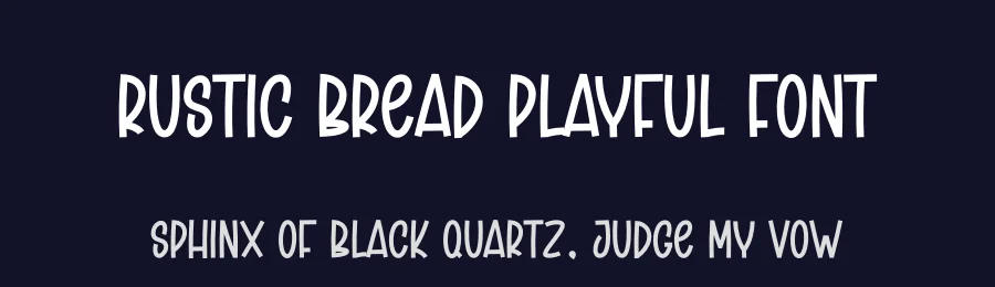 Rustic Bread Playful Font by andikastudio — Display Font — thumbnail 2