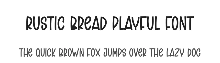 Rustic Bread Playful Font by andikastudio — Display Font