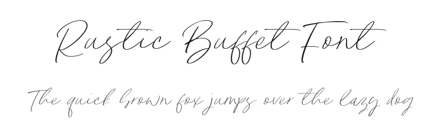 Rustic Buffet Font by Timur type — Script Handwritten Font