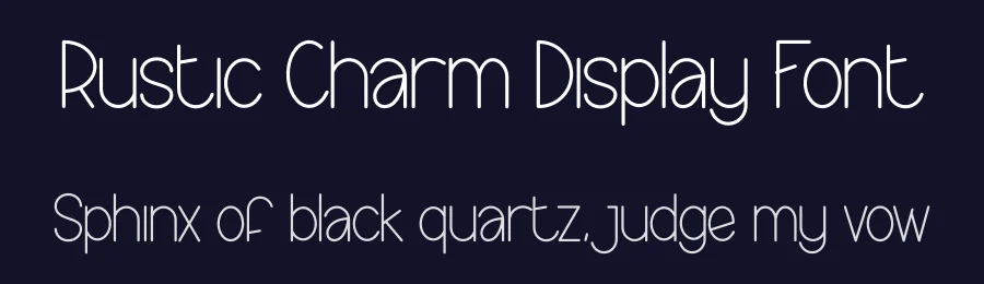 Rustic Charm Display Font by andikastudio — Display Font — thumbnail 2